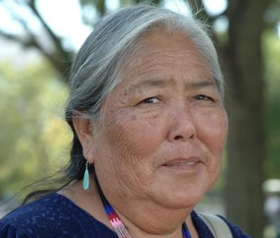 potrait of native american woman